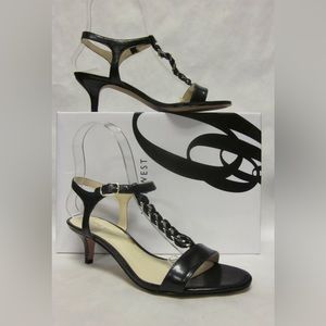 Nine West Yocelin Black Sandal - size 6
